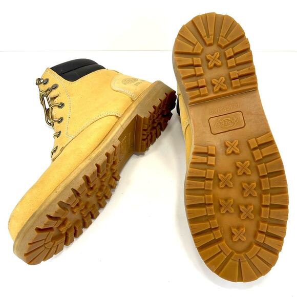 Dickies Raider Plus-ST EH Men Work Safety Boots Size 13 Yellow Leather Steel Toe - Picture 7 of 16